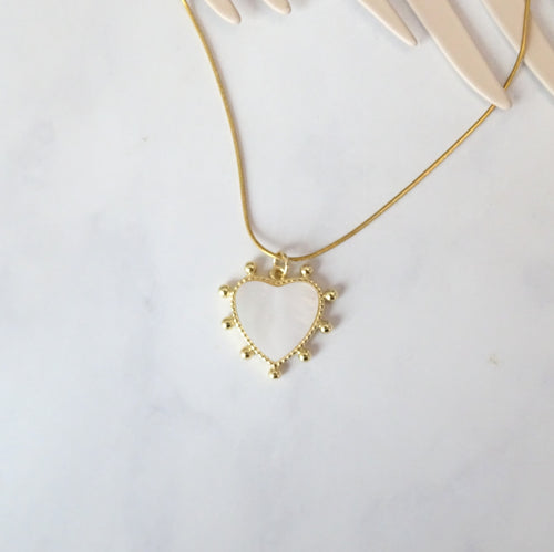 Collar Oro Laminado Corazon