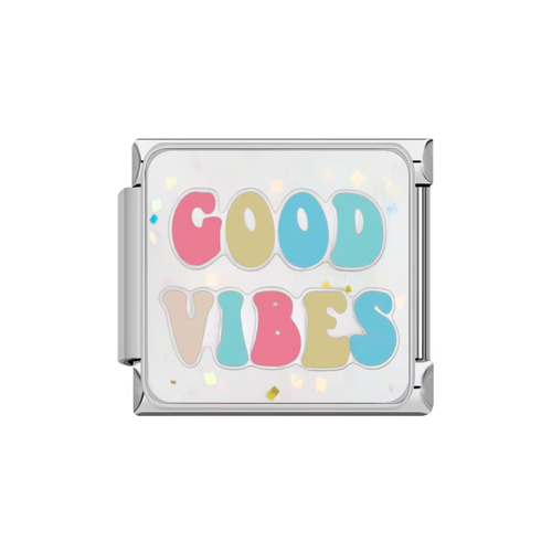 Charm Italian Bracelet Good Vibes