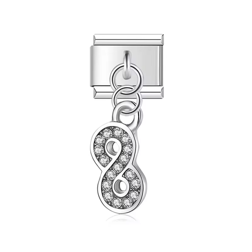 Charm Italian Bracelet Infinito Colgante