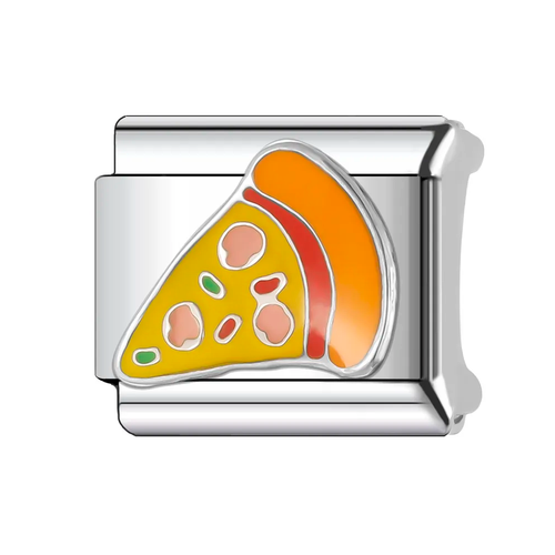 Charm Italian Bracelet Pizza