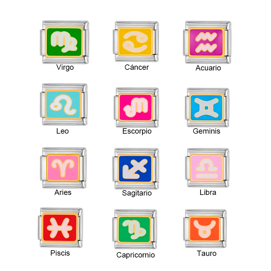 Charm Italian Bracelet Signos Zodiacales