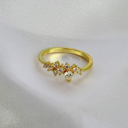 Anillo Dorado Spots Chapa de Oro