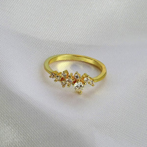 Anillo Dorado Spots Chapa de Oro